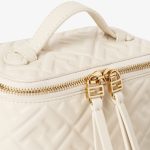 FENDI Vanity Camelia nappa leather mini-bag with FF motif - Image 4